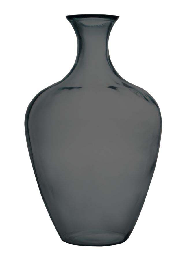 Vază decorativă Beckie, 65x40x40 cm, sticla, gri
